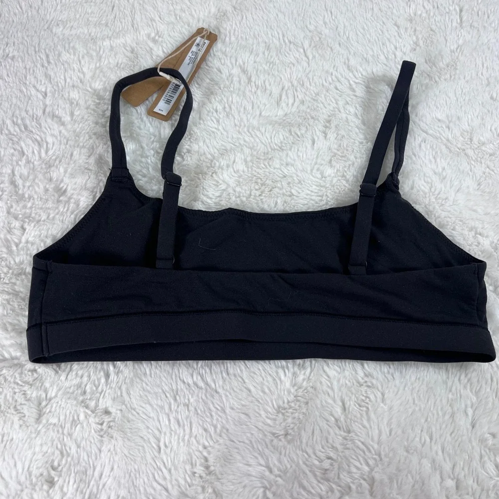 SKIMS Fits Everybody Scoop Bralette Onyx Black BR-SCN-2025 Womens Size Small NEW - Picture 6 of 11